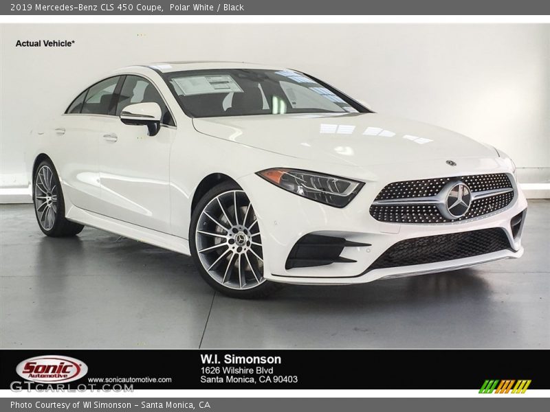 Polar White / Black 2019 Mercedes-Benz CLS 450 Coupe