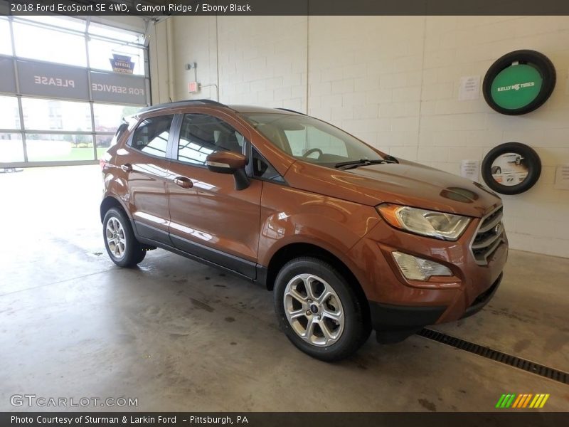 Canyon Ridge / Ebony Black 2018 Ford EcoSport SE 4WD