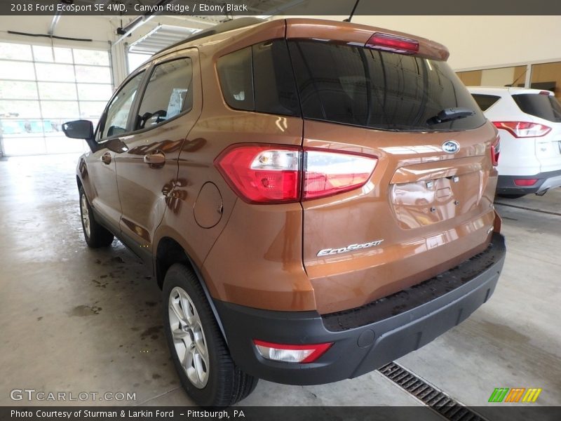 Canyon Ridge / Ebony Black 2018 Ford EcoSport SE 4WD