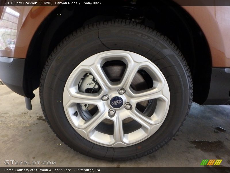 Canyon Ridge / Ebony Black 2018 Ford EcoSport SE 4WD