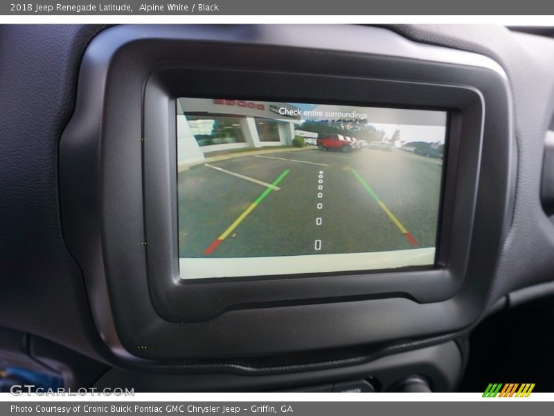 Alpine White / Black 2018 Jeep Renegade Latitude