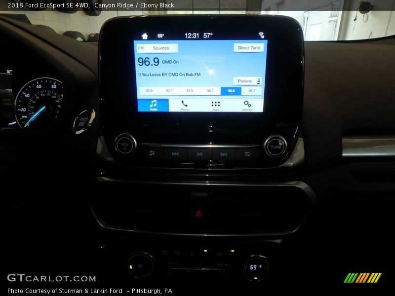 Canyon Ridge / Ebony Black 2018 Ford EcoSport SE 4WD