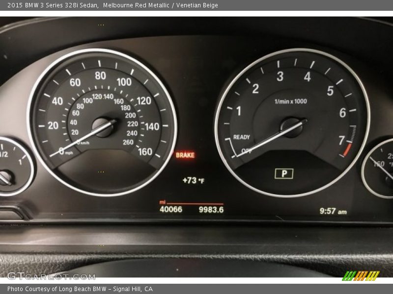 Melbourne Red Metallic / Venetian Beige 2015 BMW 3 Series 328i Sedan