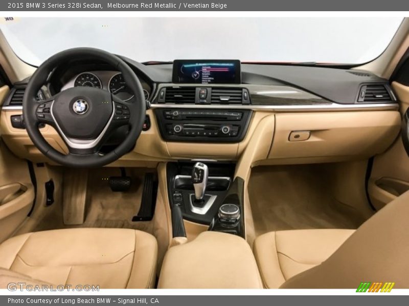 Melbourne Red Metallic / Venetian Beige 2015 BMW 3 Series 328i Sedan