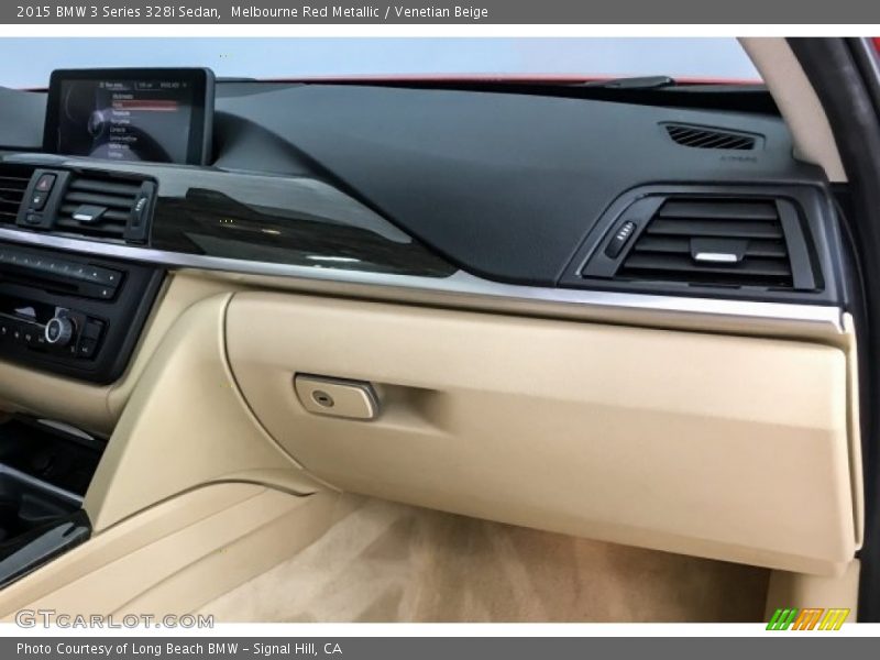 Melbourne Red Metallic / Venetian Beige 2015 BMW 3 Series 328i Sedan