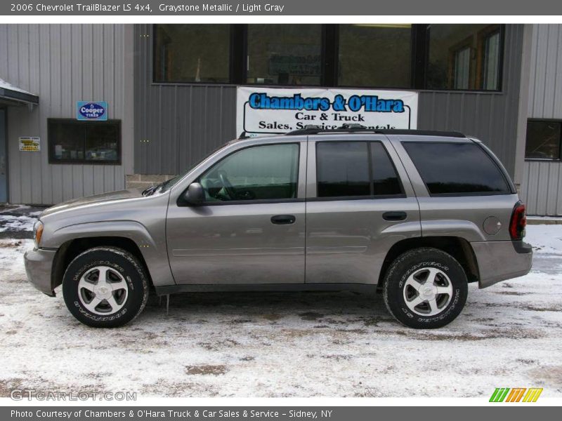 Graystone Metallic / Light Gray 2006 Chevrolet TrailBlazer LS 4x4