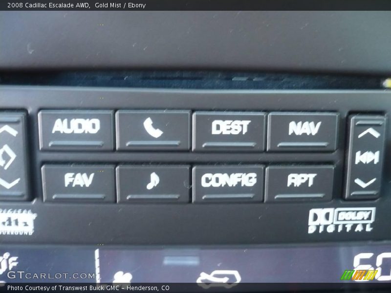 Gold Mist / Ebony 2008 Cadillac Escalade AWD