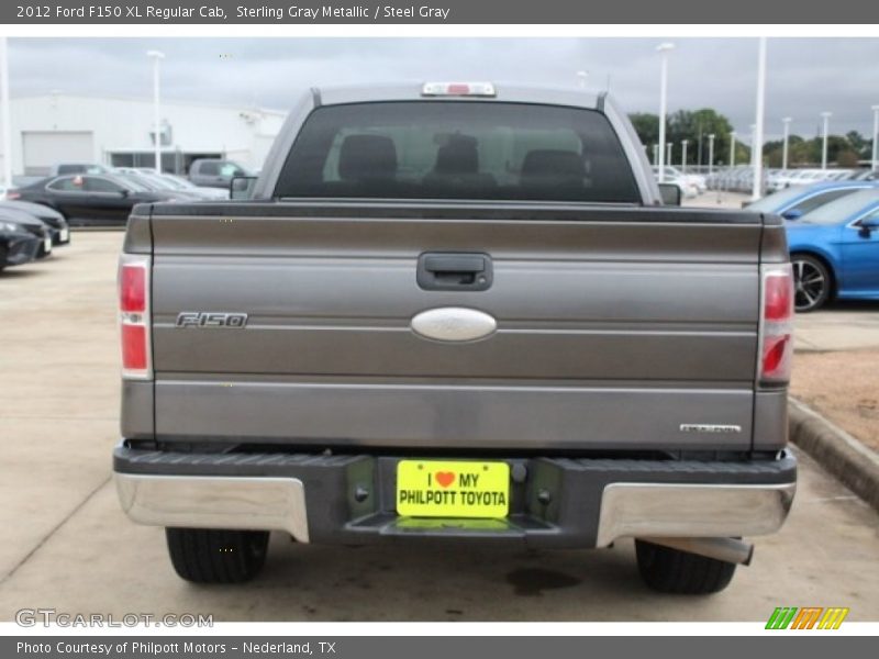 Sterling Gray Metallic / Steel Gray 2012 Ford F150 XL Regular Cab