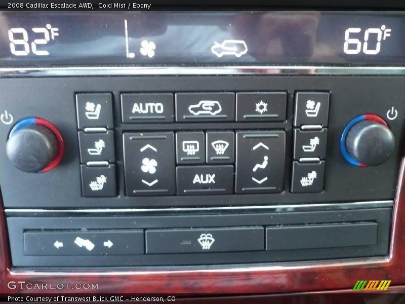Gold Mist / Ebony 2008 Cadillac Escalade AWD
