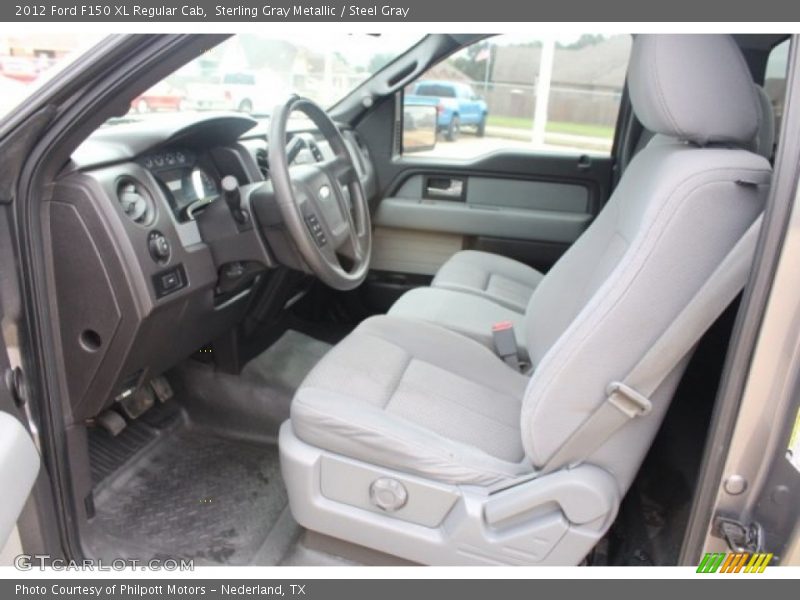 Sterling Gray Metallic / Steel Gray 2012 Ford F150 XL Regular Cab