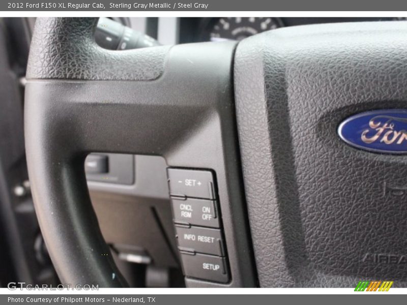 Sterling Gray Metallic / Steel Gray 2012 Ford F150 XL Regular Cab