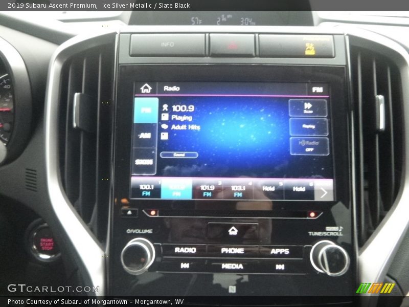 Ice Silver Metallic / Slate Black 2019 Subaru Ascent Premium