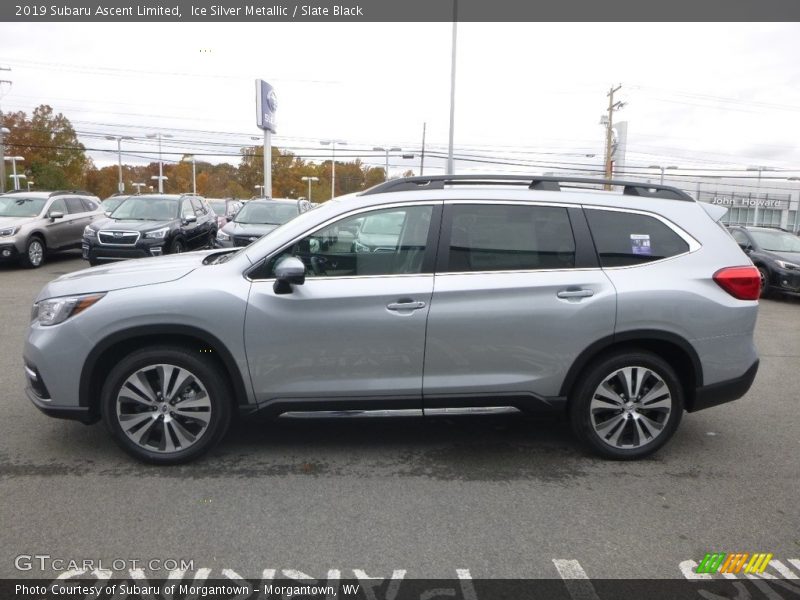 Ice Silver Metallic / Slate Black 2019 Subaru Ascent Limited