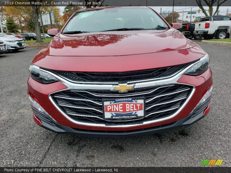 Cajun Red Tintcoat / Jet Black 2019 Chevrolet Malibu LT