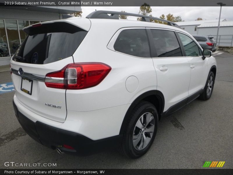 Crystal White Pearl / Warm Ivory 2019 Subaru Ascent Premium