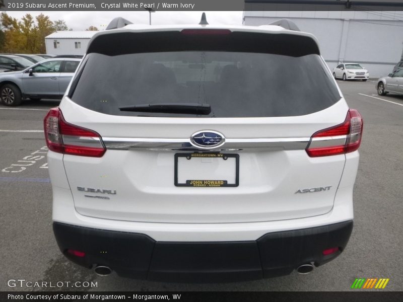 Crystal White Pearl / Warm Ivory 2019 Subaru Ascent Premium