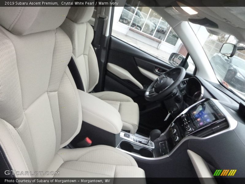 Front Seat of 2019 Ascent Premium