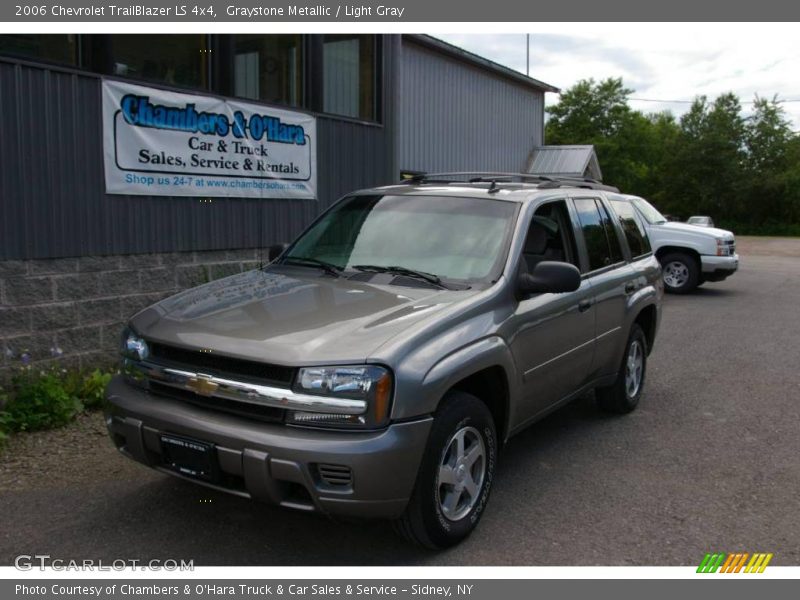 Graystone Metallic / Light Gray 2006 Chevrolet TrailBlazer LS 4x4