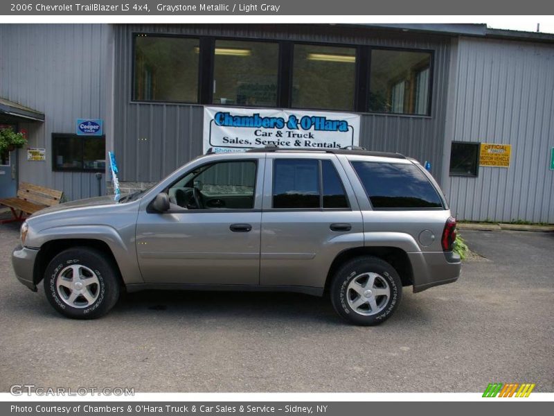 Graystone Metallic / Light Gray 2006 Chevrolet TrailBlazer LS 4x4