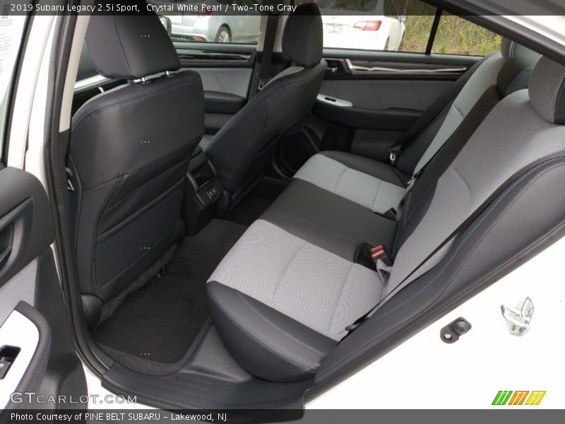 Rear Seat of 2019 Legacy 2.5i Sport