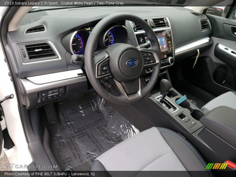  2019 Legacy 2.5i Sport Two-Tone Gray Interior
