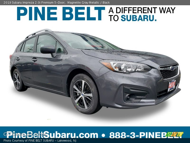 Magnetite Gray Metallic / Black 2019 Subaru Impreza 2.0i Premium 5-Door