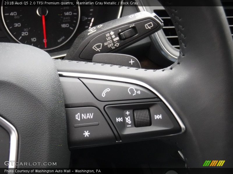 Manhattan Gray Metallic / Rock Gray 2018 Audi Q5 2.0 TFSI Premium quattro