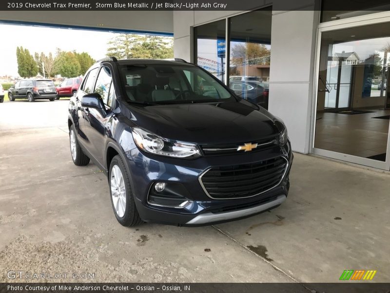 Storm Blue Metallic / Jet Black/­Light Ash Gray 2019 Chevrolet Trax Premier