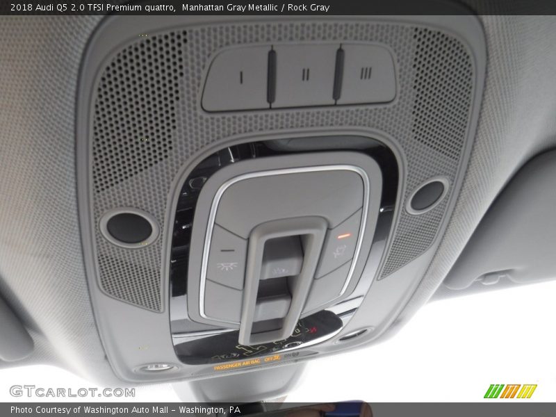 Manhattan Gray Metallic / Rock Gray 2018 Audi Q5 2.0 TFSI Premium quattro