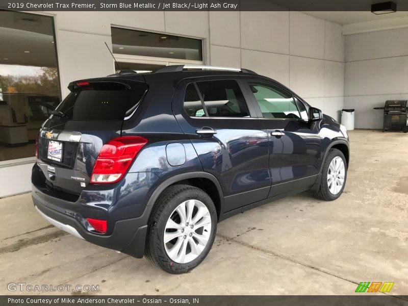 Storm Blue Metallic / Jet Black/­Light Ash Gray 2019 Chevrolet Trax Premier