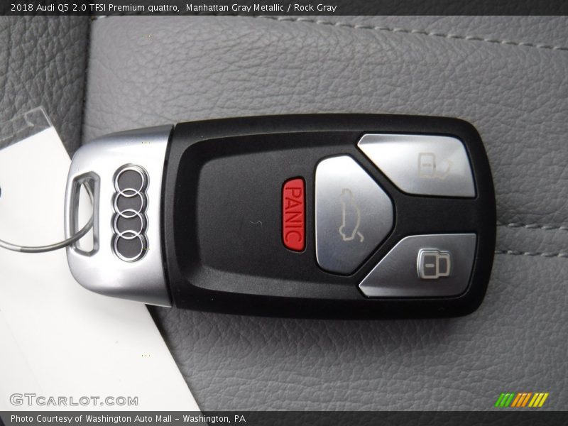 Manhattan Gray Metallic / Rock Gray 2018 Audi Q5 2.0 TFSI Premium quattro