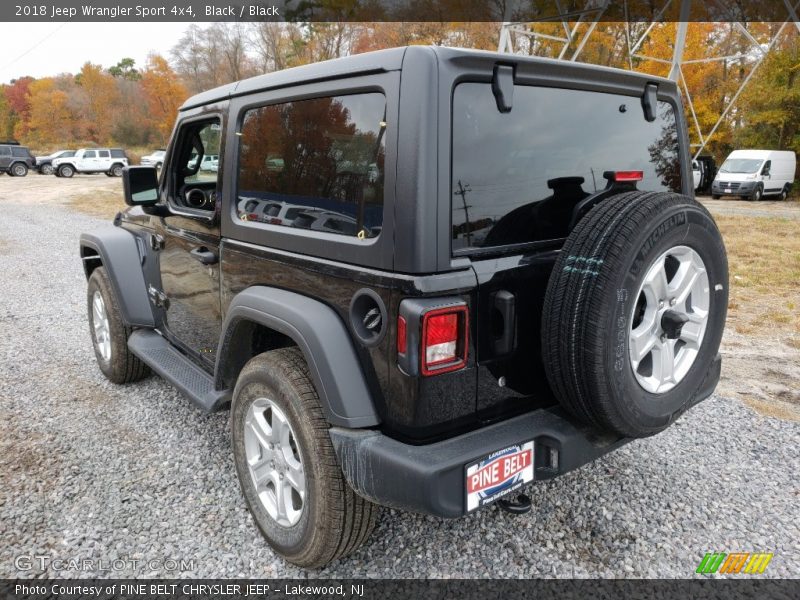 Black / Black 2018 Jeep Wrangler Sport 4x4