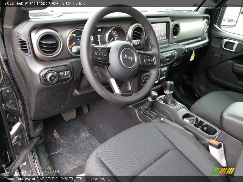 Black / Black 2018 Jeep Wrangler Sport 4x4