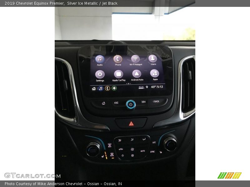 Silver Ice Metallic / Jet Black 2019 Chevrolet Equinox Premier