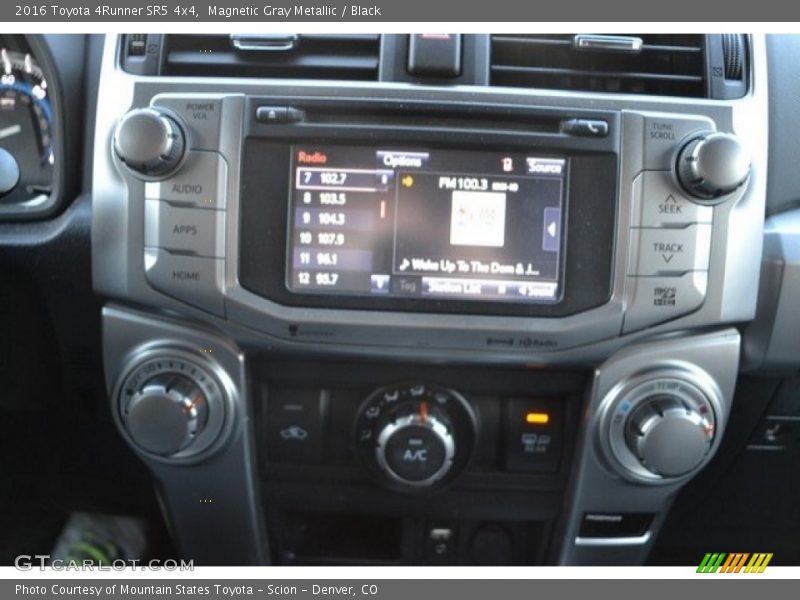 Magnetic Gray Metallic / Black 2016 Toyota 4Runner SR5 4x4