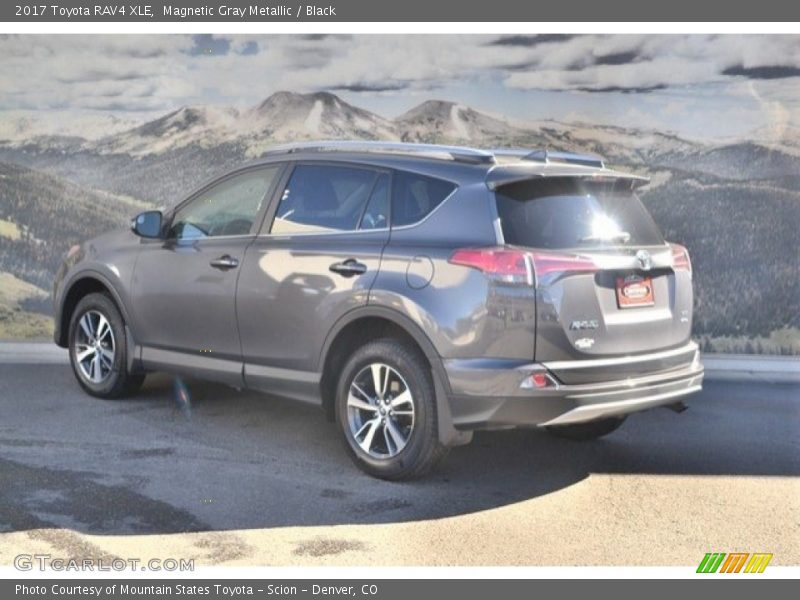 Magnetic Gray Metallic / Black 2017 Toyota RAV4 XLE