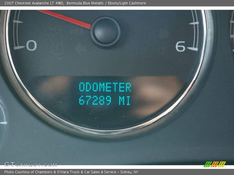 Bermuda Blue Metallic / Ebony/Light Cashmere 2007 Chevrolet Avalanche LT 4WD