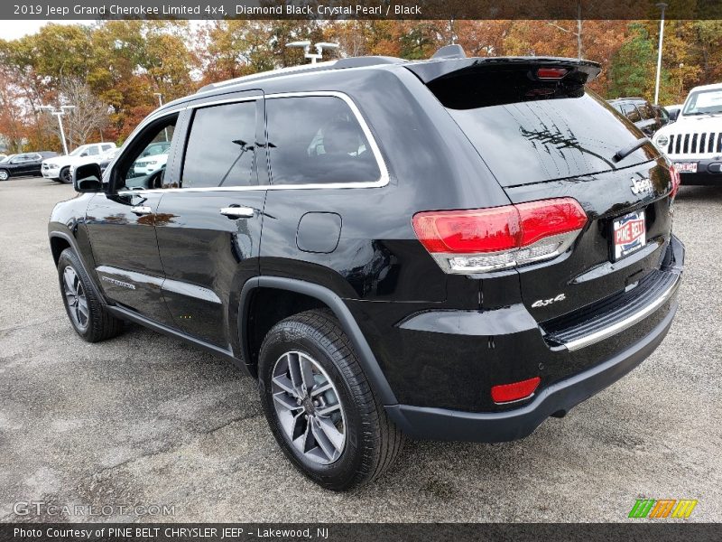 Diamond Black Crystal Pearl / Black 2019 Jeep Grand Cherokee Limited 4x4