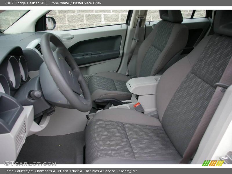 Stone White / Pastel Slate Gray 2007 Dodge Caliber SXT