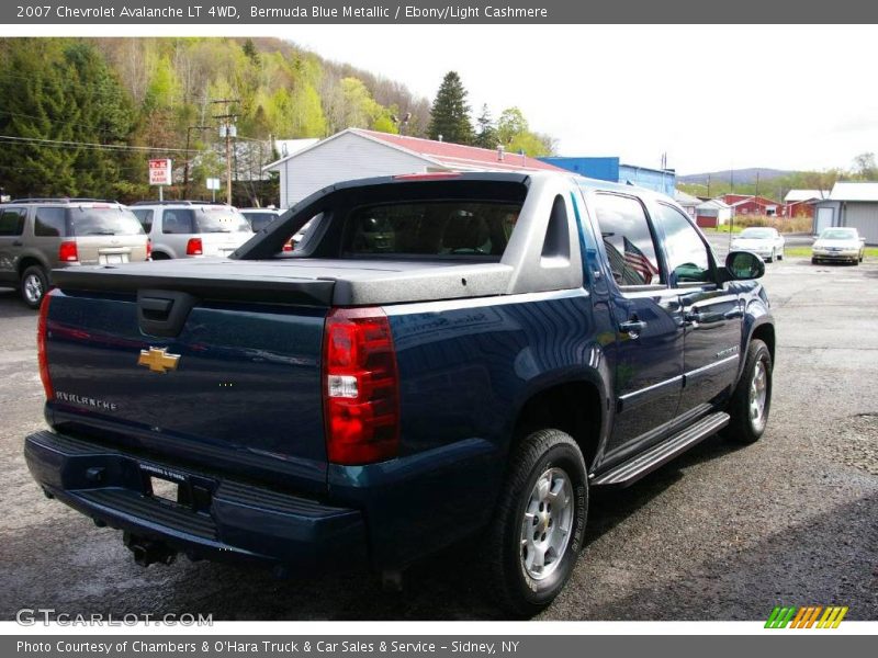 Bermuda Blue Metallic / Ebony/Light Cashmere 2007 Chevrolet Avalanche LT 4WD