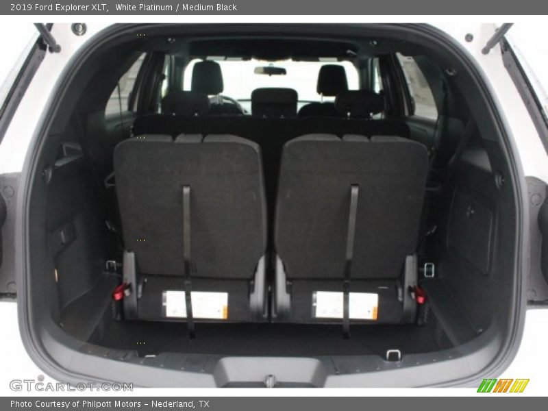 White Platinum / Medium Black 2019 Ford Explorer XLT