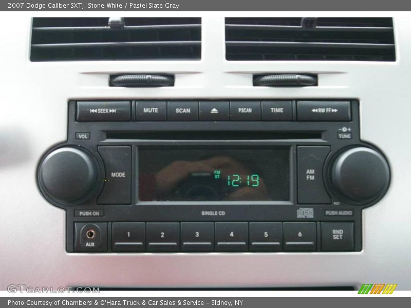 Stone White / Pastel Slate Gray 2007 Dodge Caliber SXT