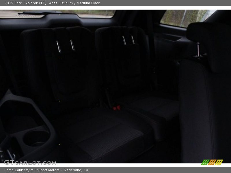 White Platinum / Medium Black 2019 Ford Explorer XLT