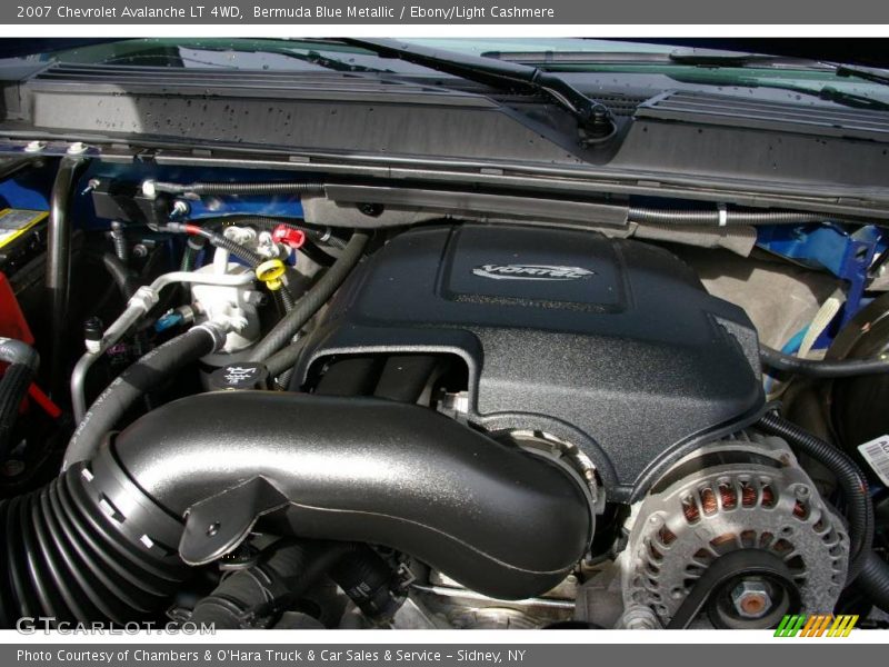 Bermuda Blue Metallic / Ebony/Light Cashmere 2007 Chevrolet Avalanche LT 4WD
