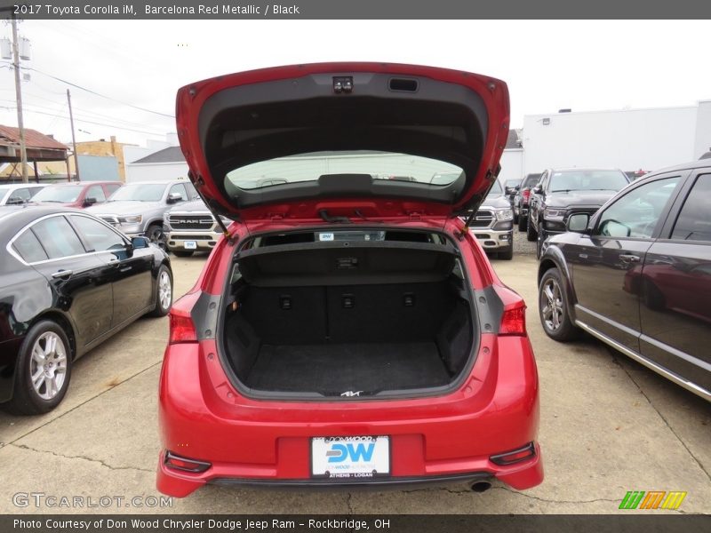 Barcelona Red Metallic / Black 2017 Toyota Corolla iM
