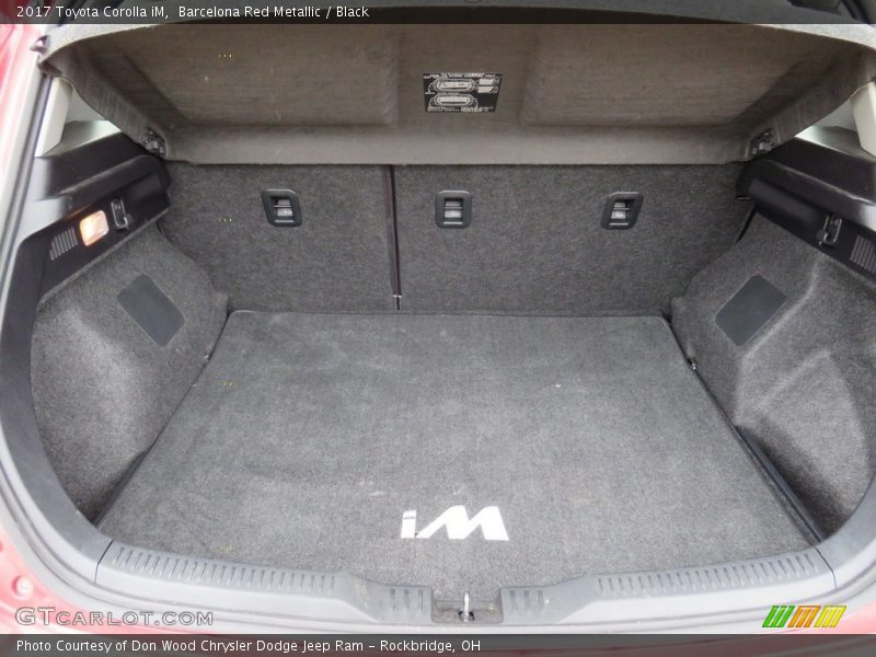 Barcelona Red Metallic / Black 2017 Toyota Corolla iM