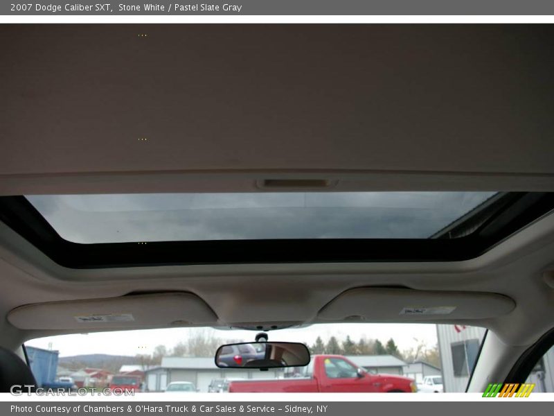 Stone White / Pastel Slate Gray 2007 Dodge Caliber SXT