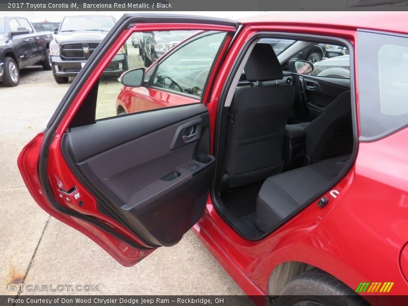 Barcelona Red Metallic / Black 2017 Toyota Corolla iM