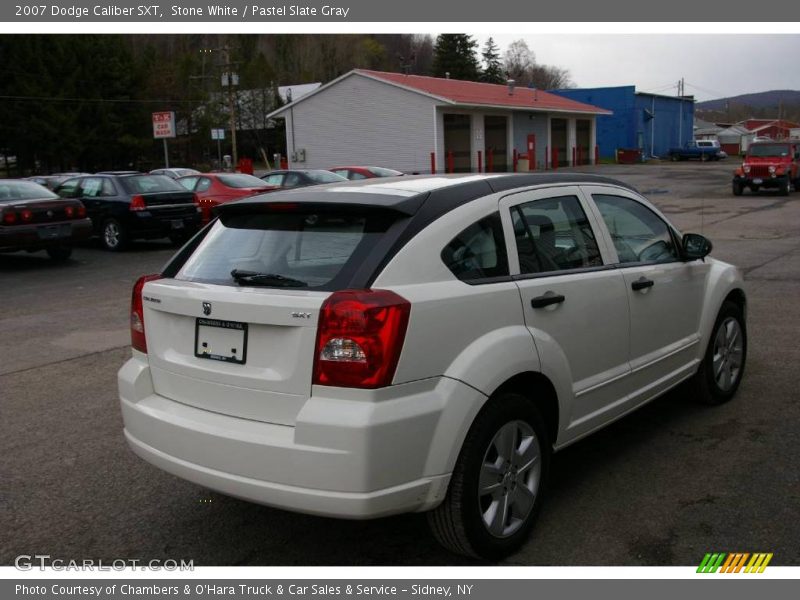 Stone White / Pastel Slate Gray 2007 Dodge Caliber SXT