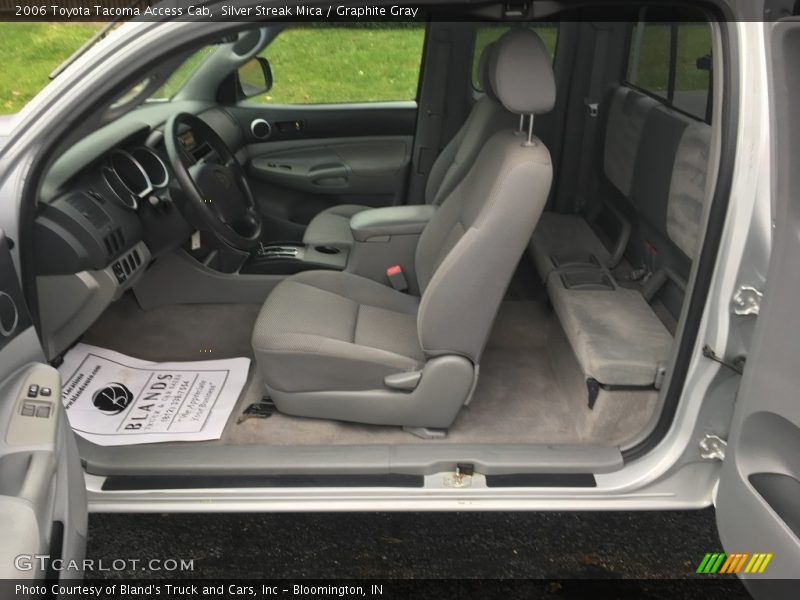 Silver Streak Mica / Graphite Gray 2006 Toyota Tacoma Access Cab